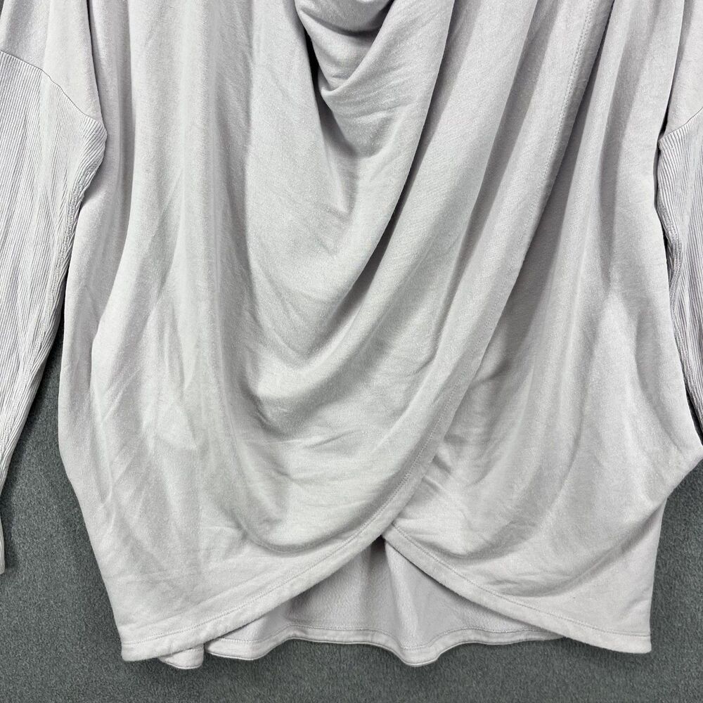 Athleta Pullover Womens Large Drape Cowl Neck Hoodie Modal Blend Casual Lightwei - Picture 7 of 16